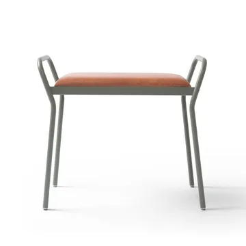 Tabouret Anyone - gris-vert/cognac vintage - Maze