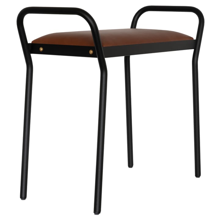 Tabouret Anyone - noir-cognac vintage - Maze