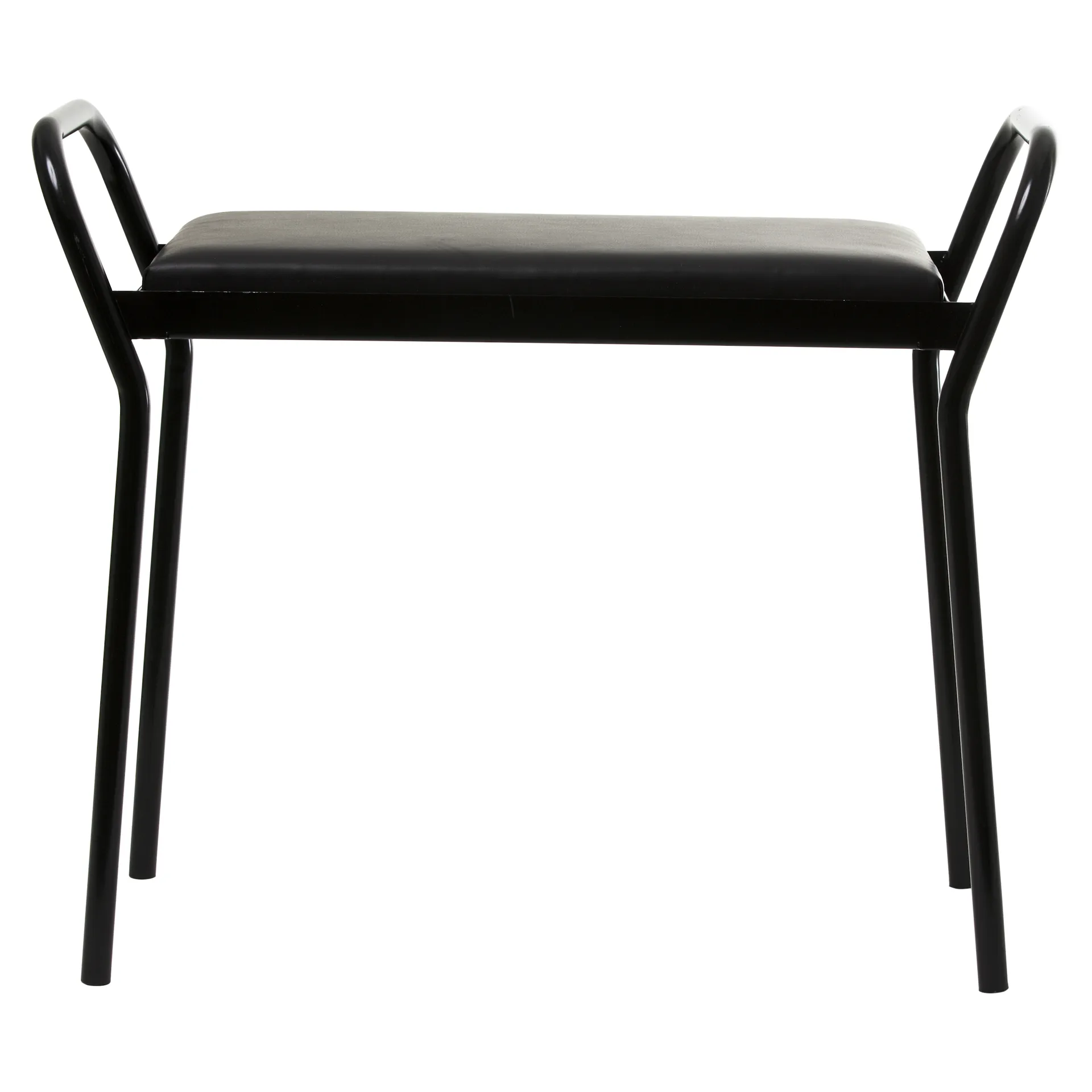 Tabouret Anyone, noir-cuir noir Maze