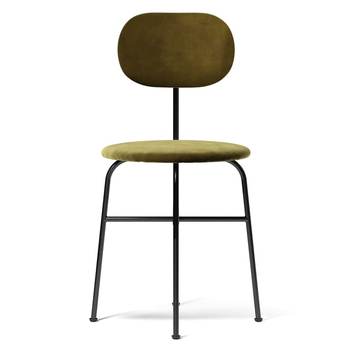 Chaise de table à manger Afteroom pieds noirs housse velours - City Velvet CA 7832/031 - MENU