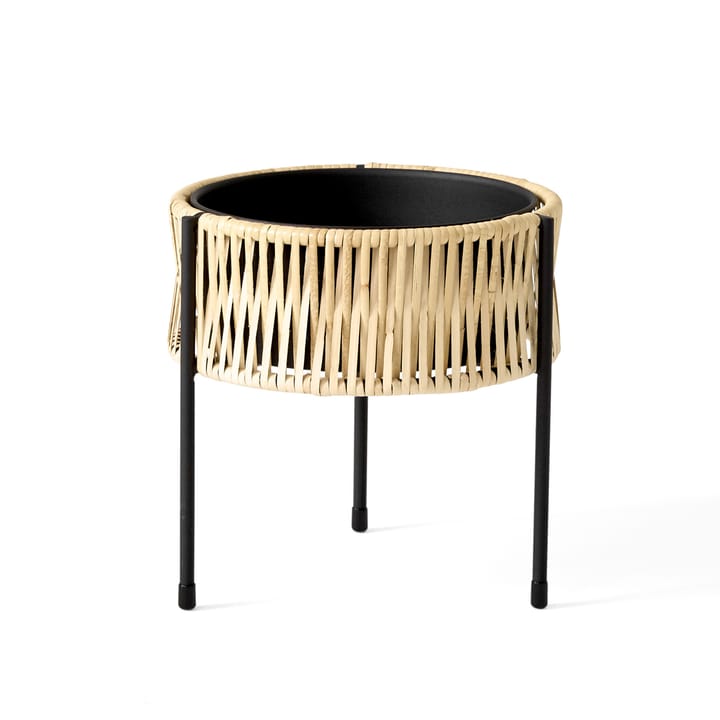 Jardinière Umanoff planter rotin-acier - 27 cm - MENU