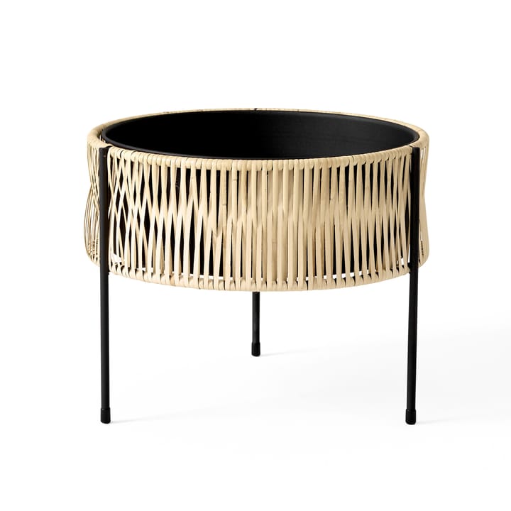 Jardinière Umanoff planter rotin-acier - 32,5 cm - MENU
