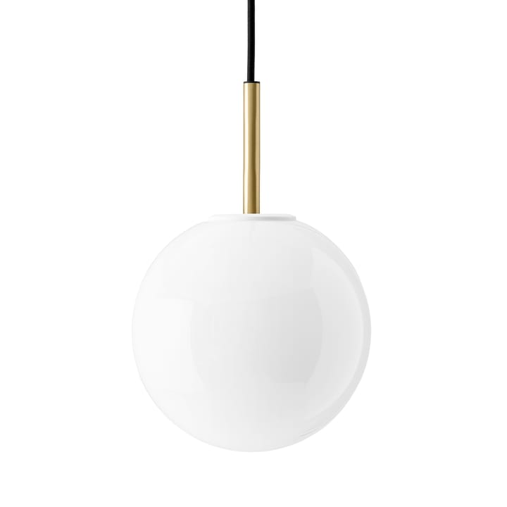 Lampe à suspension TR Laiton - Verre Opalee brillant - MENU