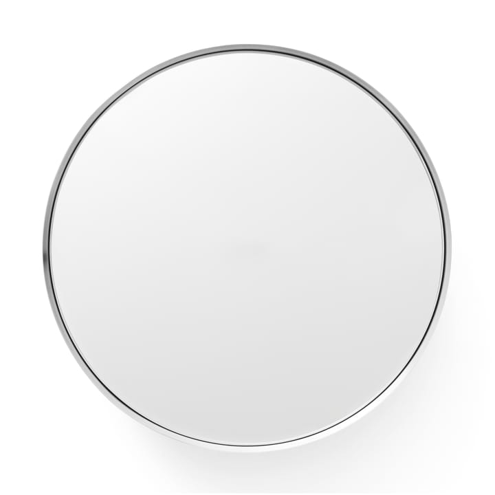 Miroir Darkly moyen - aluminium brossé - MENU
