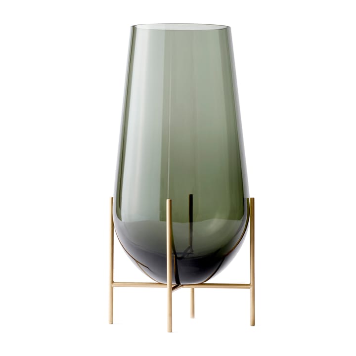 Vase Échasse - verre couleur fumée - MENU