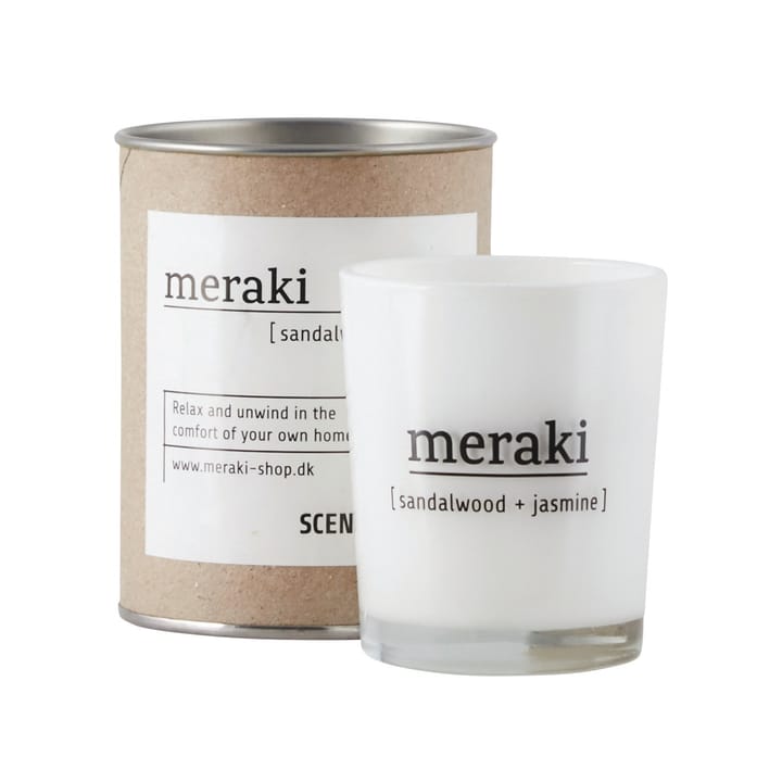 Bougie parfumée Meraki 12 heures - Sandalwood-jasmine - Meraki