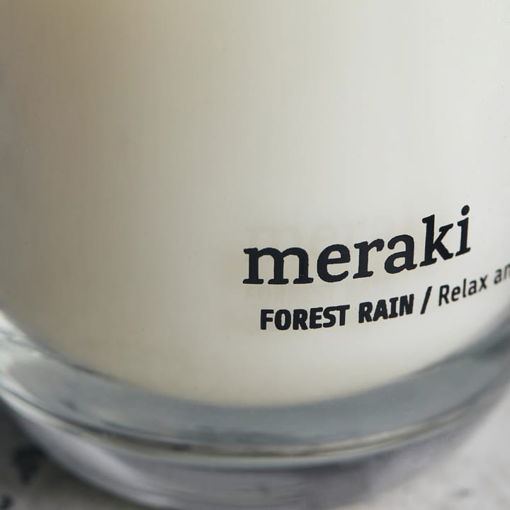 Bougie parfumée Meraki 22 heures Lot de 2 - Forest rain - Meraki