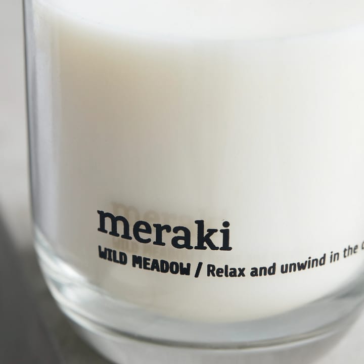 Bougie parfumée Meraki 22 heures Lot de 2, Wild meadow Meraki