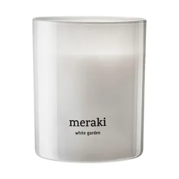 Bougie parfumée Meraki, 35 heures - Jardin blanc - Meraki