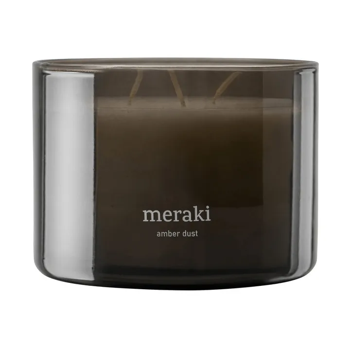 Bougie parfumée Meraki, 60 heures - Amber dust - Meraki