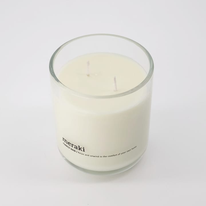 Bougie parfumée Meraki 60 heures, Forest rain Meraki