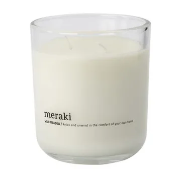 Bougie parfumée Meraki 60 heures - Wild meadow - Meraki