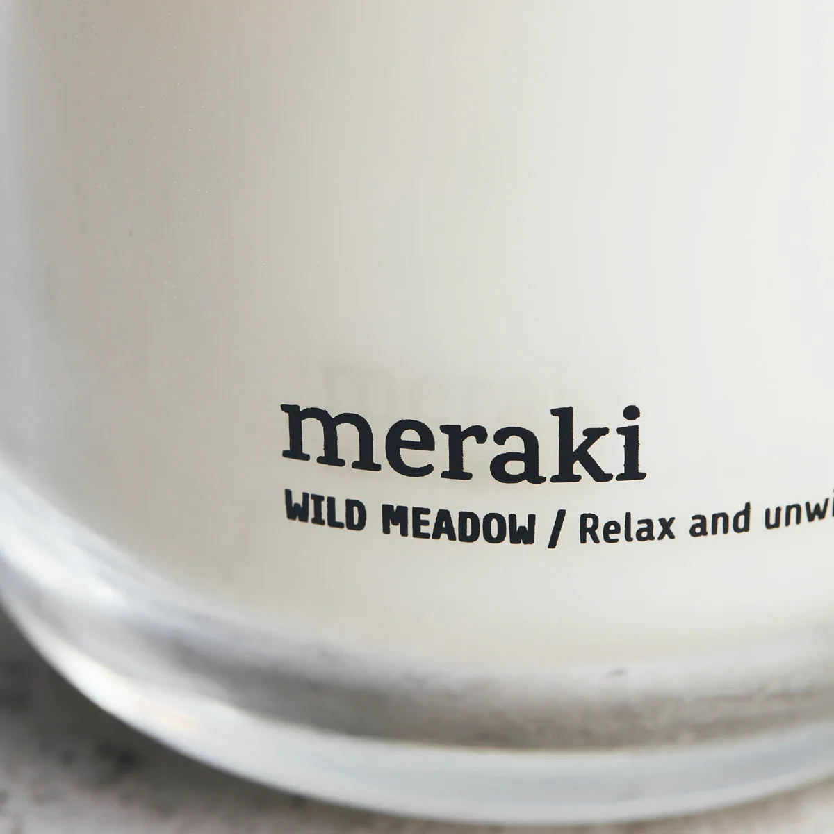 Bougie parfumée Meraki 60 heures, Wild meadow Meraki