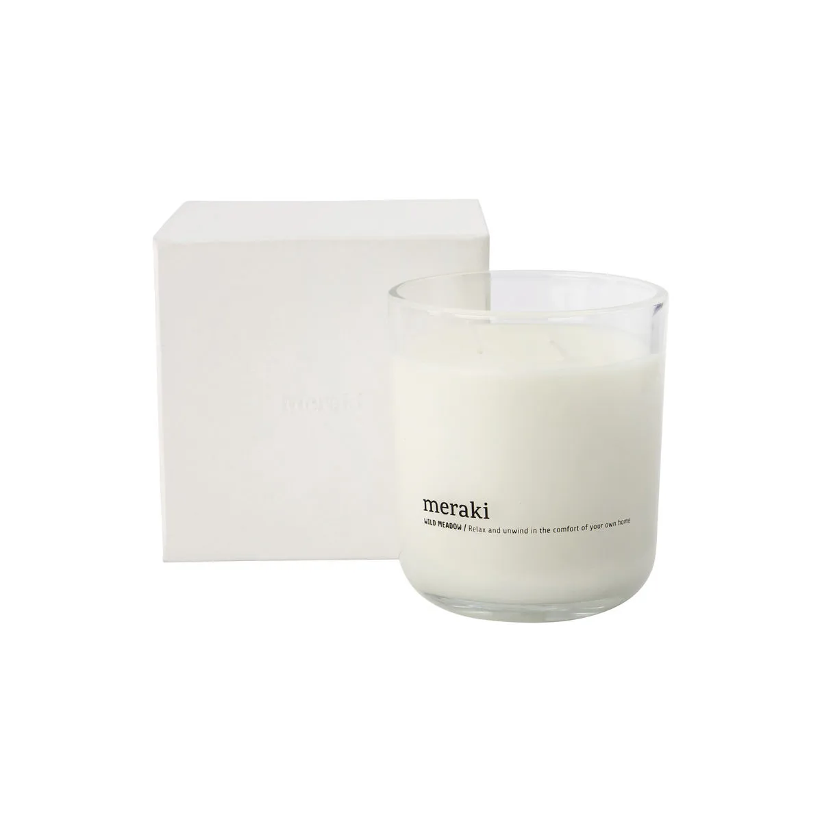 Bougie parfumée Meraki 60 heures, Wild meadow Meraki