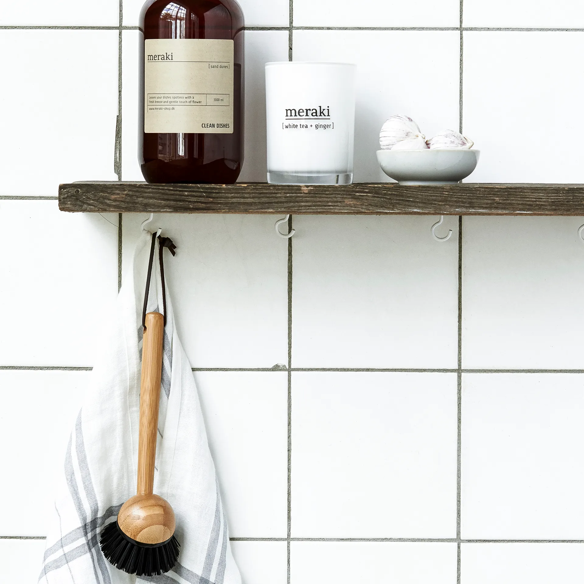 Brosse à vaisselle, bambou Meraki