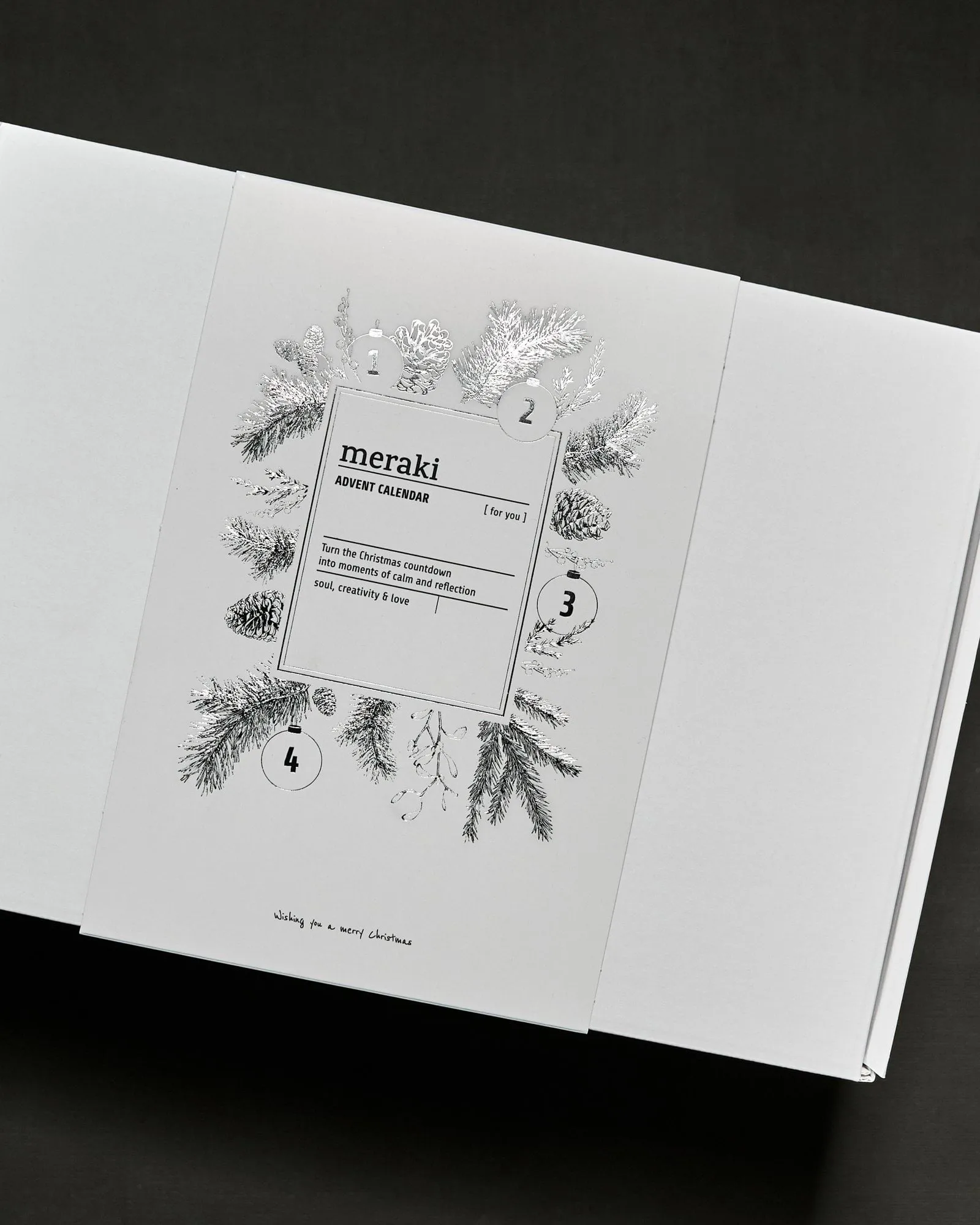 Calendrier de l'Avent ensemble-cadeau Meraki, Meadow bliss, Silent amber Meraki