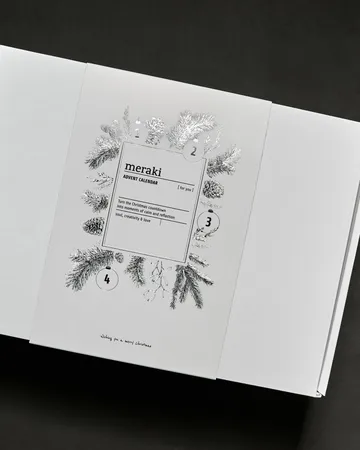 Calendrier de l'Avent ensemble-cadeau Meraki - Meadow bliss, Silent amber - Meraki