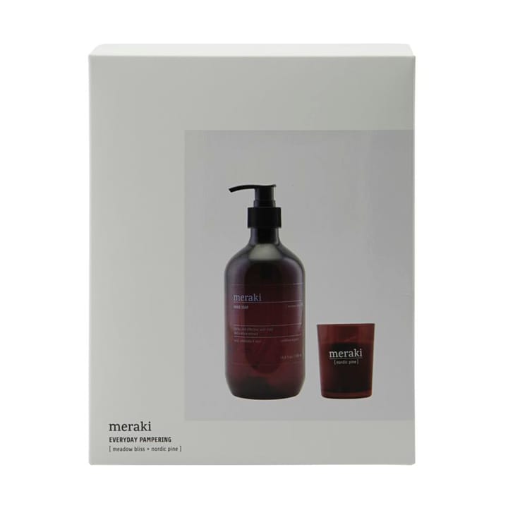 Coffret cadeau Meraki savon et bougie parfumée, Everyday pampering Meraki
