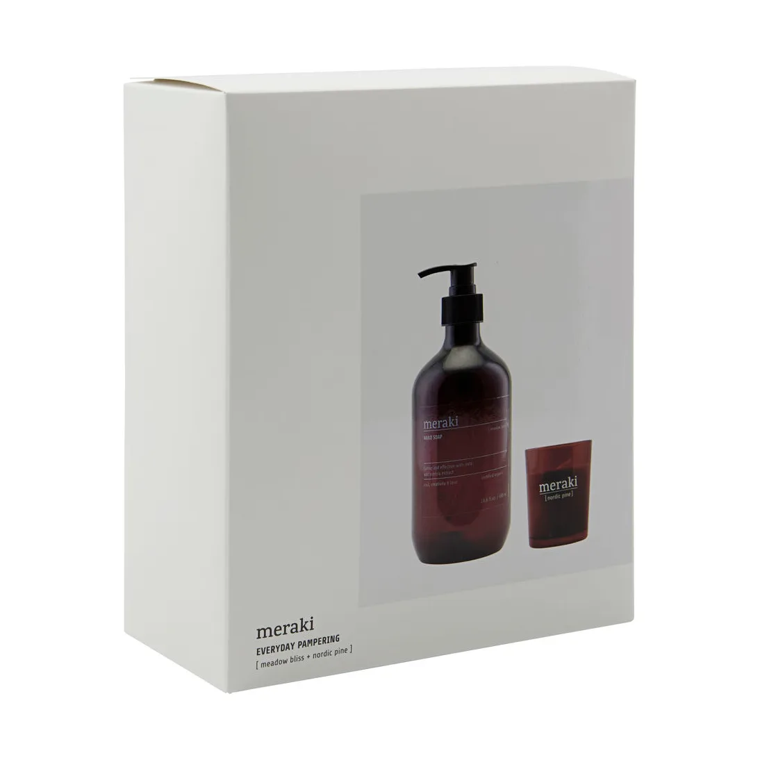 Coffret cadeau Meraki savon et bougie parfumée, Everyday pampering Meraki