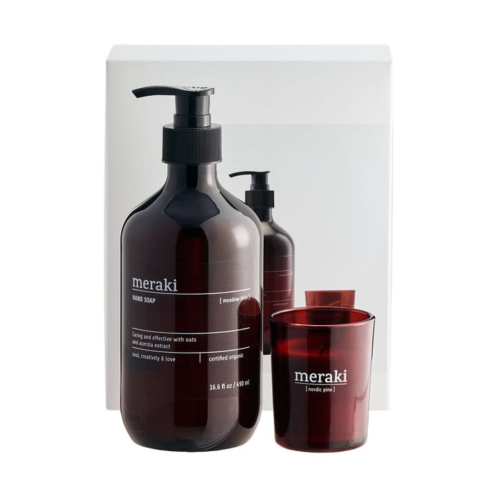 Coffret cadeau Meraki savon et bougie parfumée, Everyday pampering Meraki