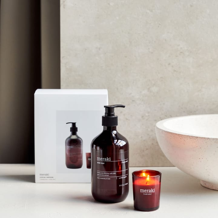 Coffret cadeau Meraki savon et bougie parfumée, Everyday pampering Meraki