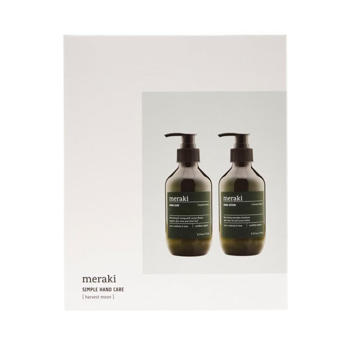 Coffret cadeau Meraki, savon et lotion à mains - Harvest moon - Meraki