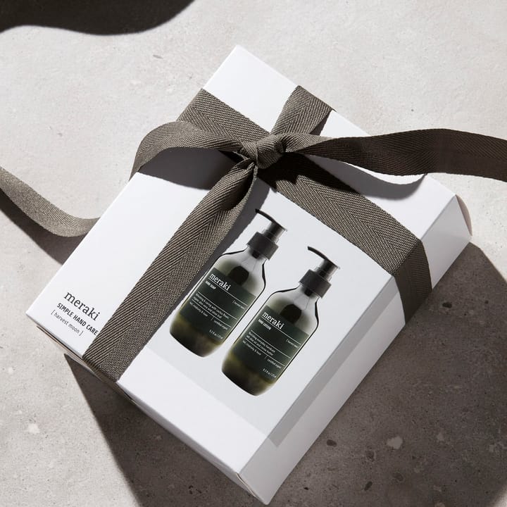Coffret cadeau Meraki, savon et lotion à mains, Harvest moon Meraki