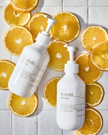 Coffret cadeau Meraki, savon et lotion à mains - Orange chaud - Meraki