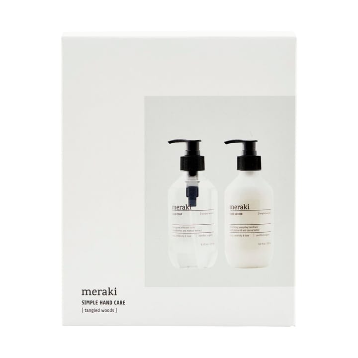 Coffret cadeau Meraki, savon et lotion à mains - Tangled woods - Meraki