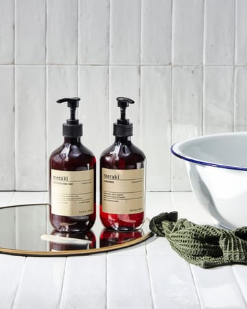 Coffret-cadeau Meraki savon pour les mains et liquide vaisselle - Exfoliant Étoile du Nord, Brise de fleurs - Meraki