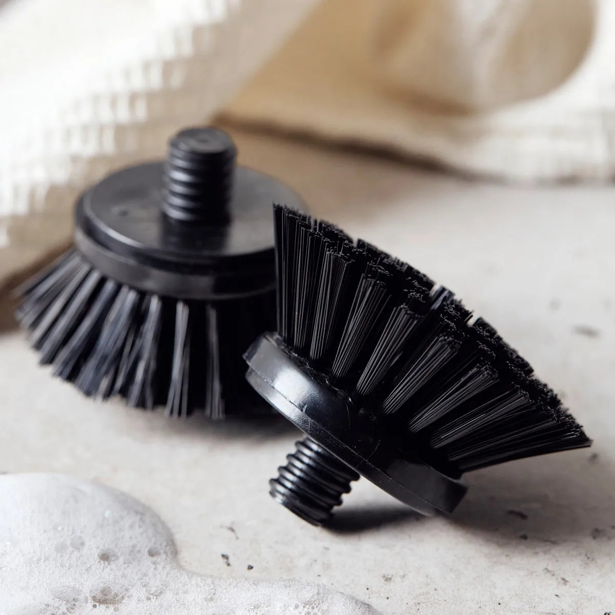 Embout tête de brosse à vaisselle Merak Lot de 2, Noir Meraki