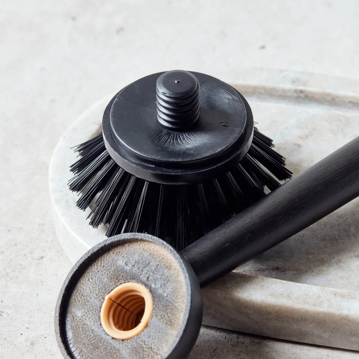 Embout tête de brosse à vaisselle Merak Lot de 2, Noir Meraki