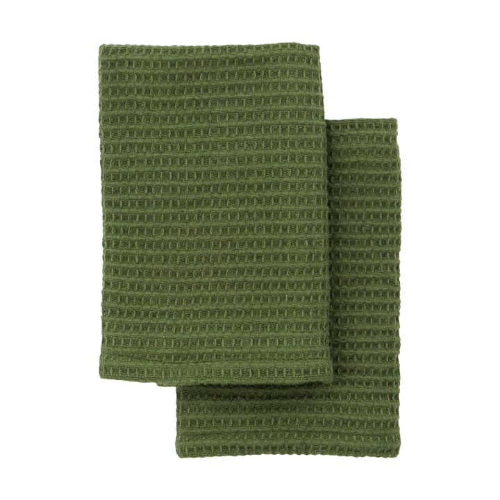 Éponge Meraki 30x30 cm 2 pièces - Vert - Meraki