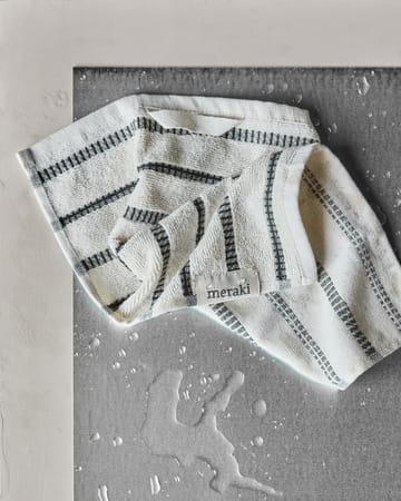 Lot de 3 lingettes True - Off-White-noir - Meraki