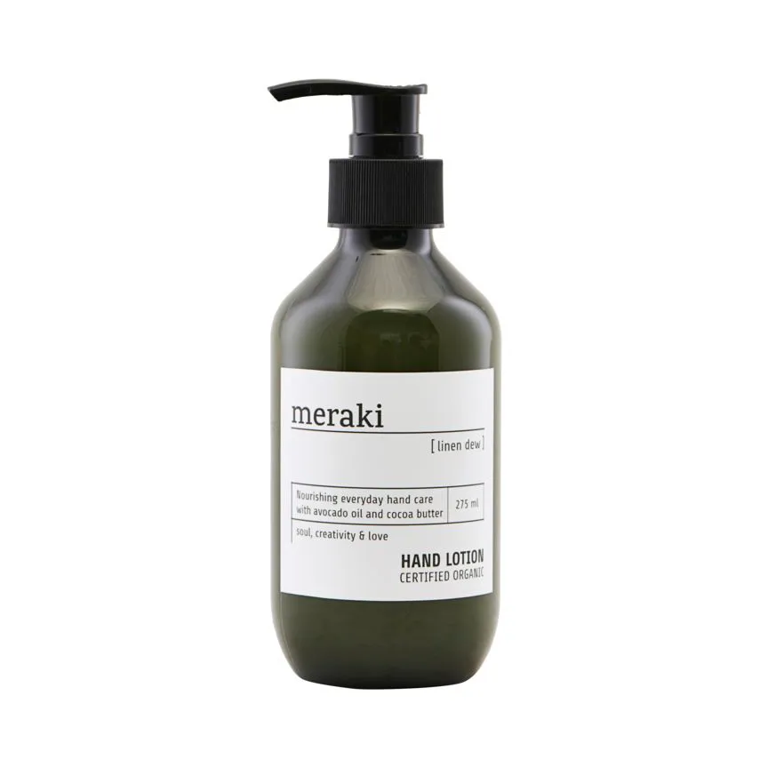 Lotion pour les mains Meraki 275 ml, Linen dew Meraki