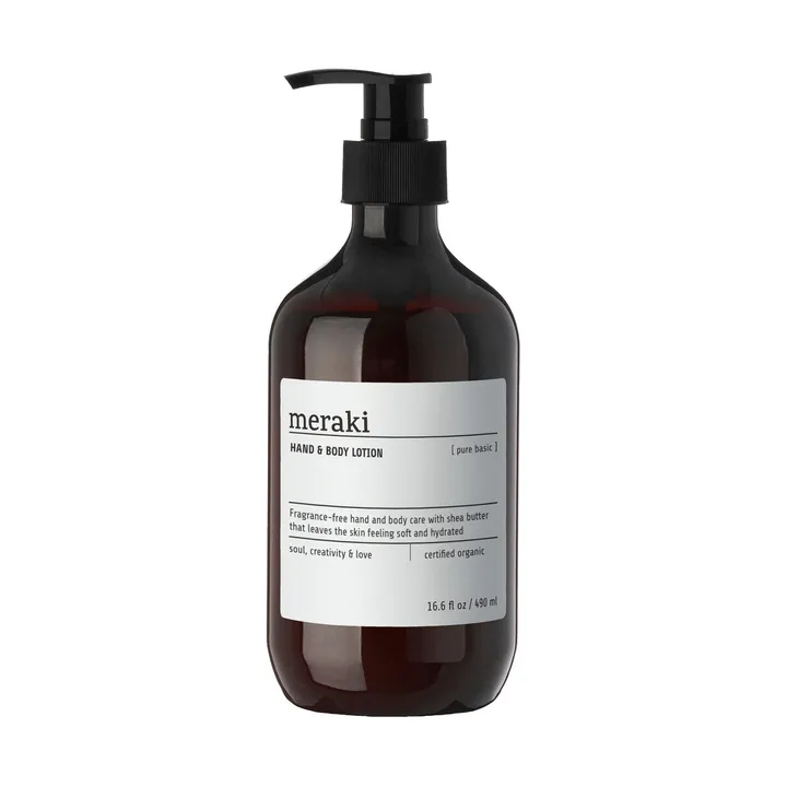 Meraki lait pour les mains et le corps 490 ml - Pure basic - Meraki