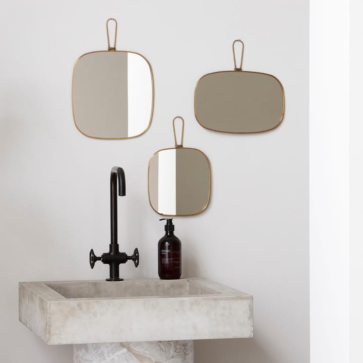 Miroir Meraki 20x22cm, Laiton Meraki