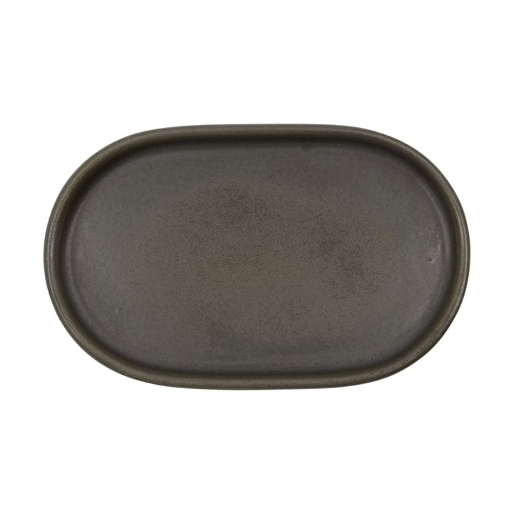 Plateau Datura 12,5x20 cm, Gris foncé Meraki