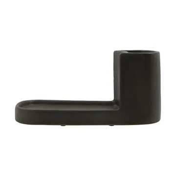 Porte-brosse et porte-savon Datura - Gris foncé - Meraki