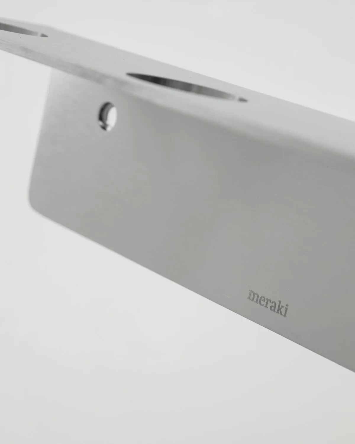 Porte-clés Meraki, Argent brossé, pour 3 bouteilles Meraki