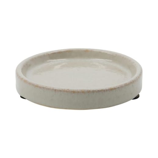 Porte-savon Datura Ø12,5 cm - Shellish grey - Meraki