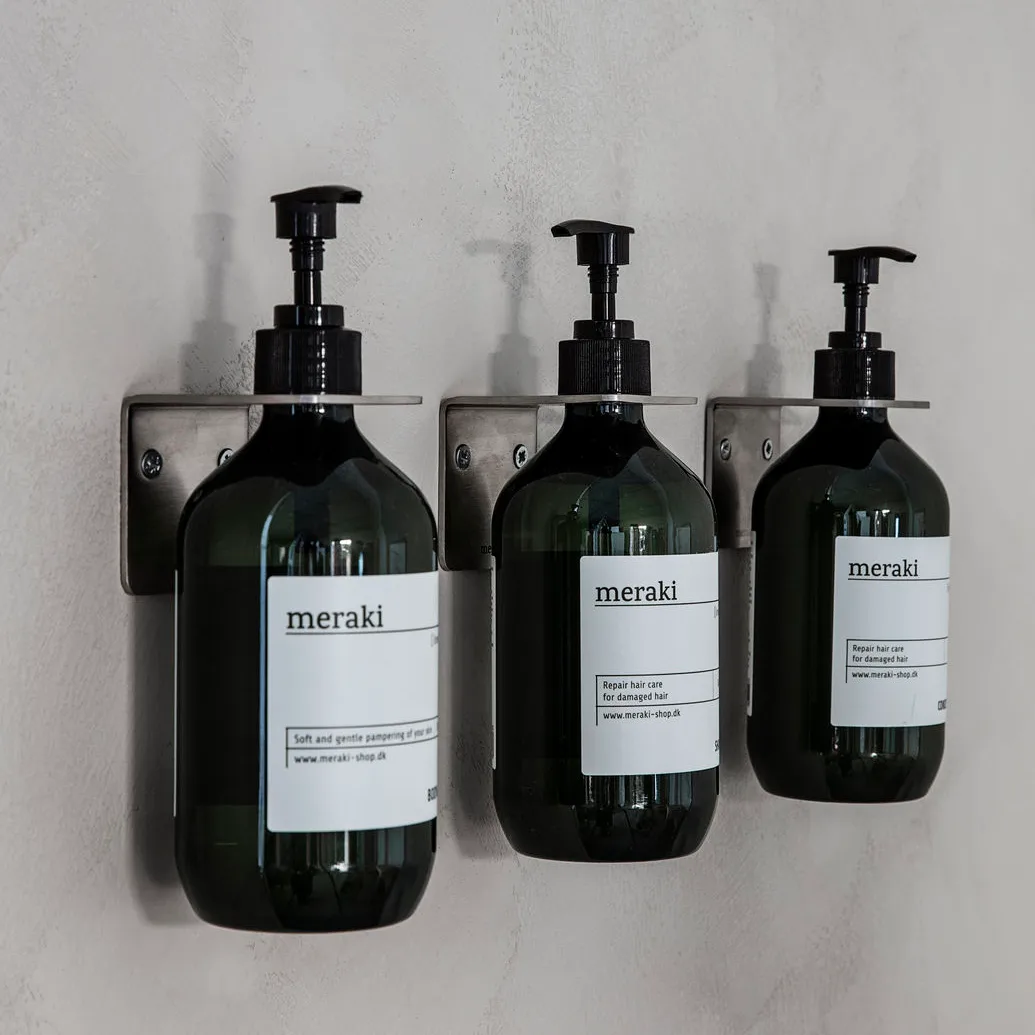 Porte savon Meraki, Argent brossé Meraki