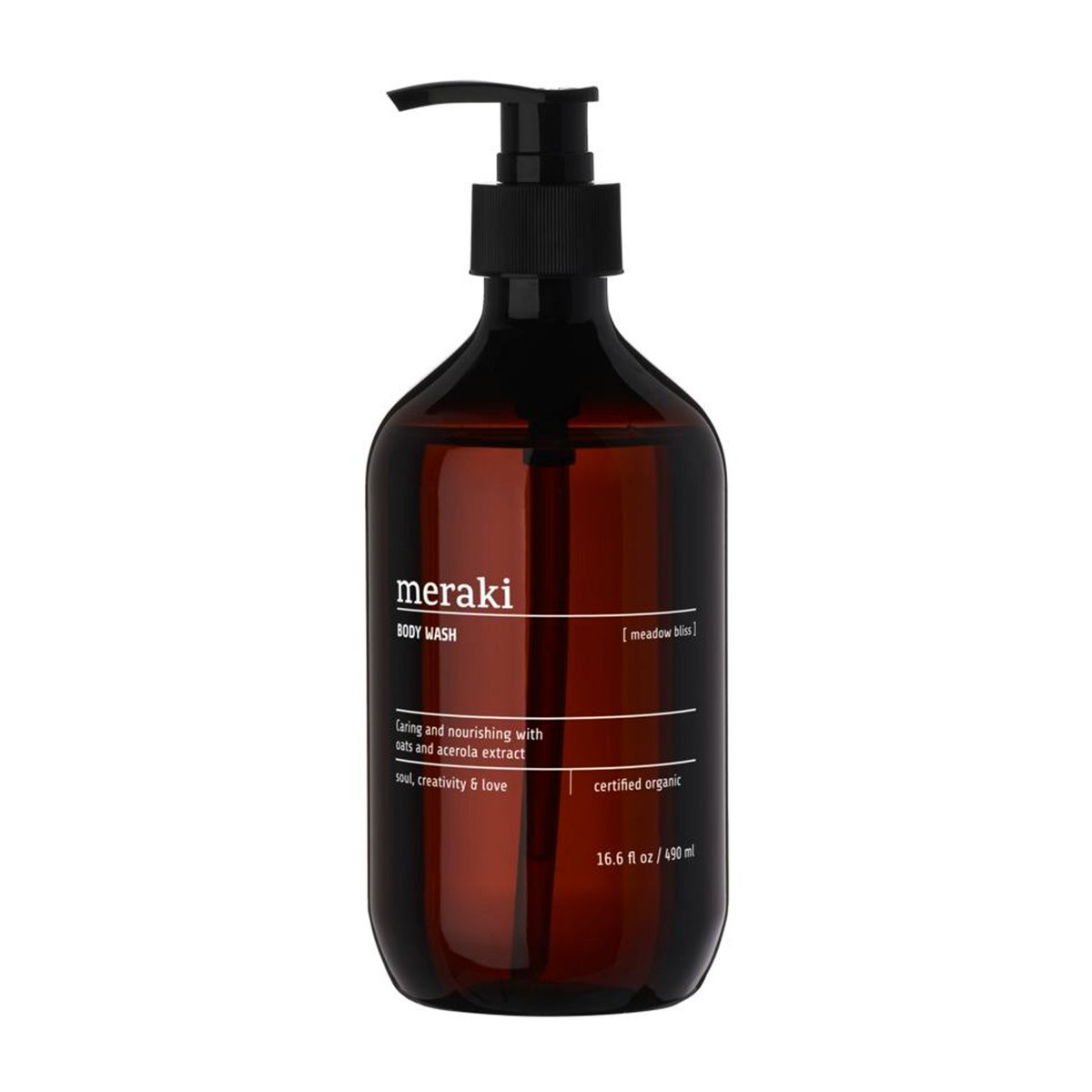 Meraki Savon corporel Meraki 490 ml Meadow bliss | Design Scandinave | Savons & crèmes | Marron