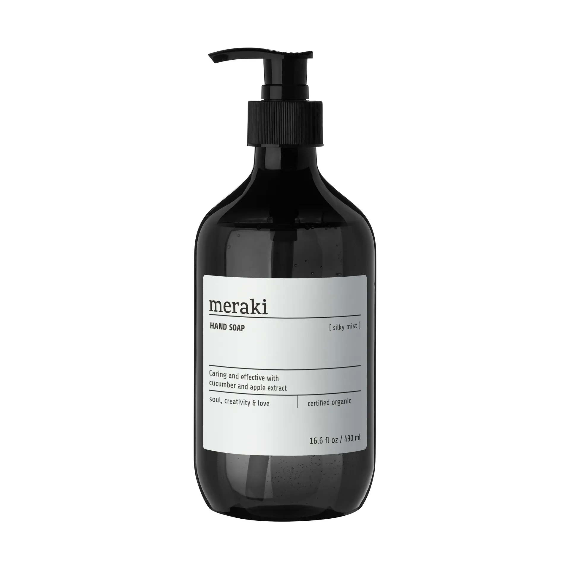 Savon pour les mains Meraki 490 ml, Silky Mist Meraki
