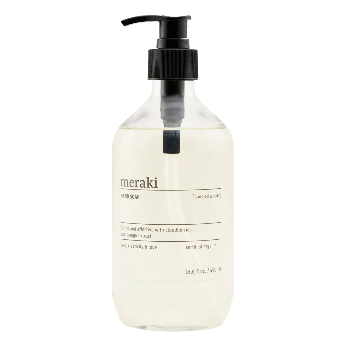 Savon pour les mains Meraki 490 ml, Tangled woods Meraki