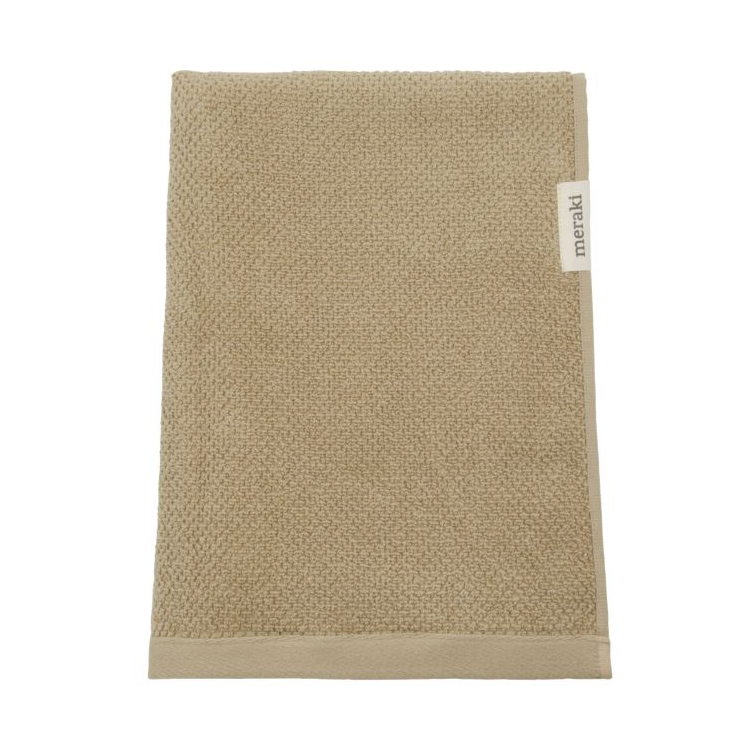 Meraki Serviette Solid 70x140 cm Safari | Design Scandinave | Serviettes de bain | Beige