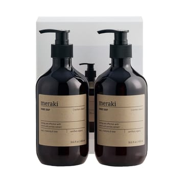 Set cadeau Meraki savon à main 490 ml lot de 2 - Northern dawn - Meraki