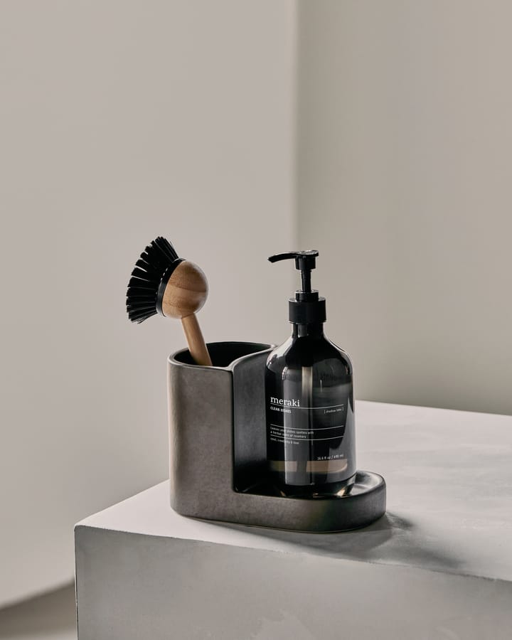 Support pour brosse à vaisselle Datura, Gris foncé Meraki