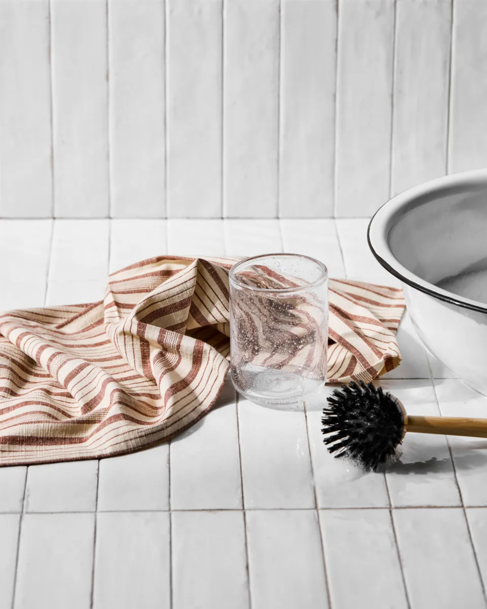 Torchon de cuisine Meraki 50x70 cm 2 pièces, Terre cuite Meraki