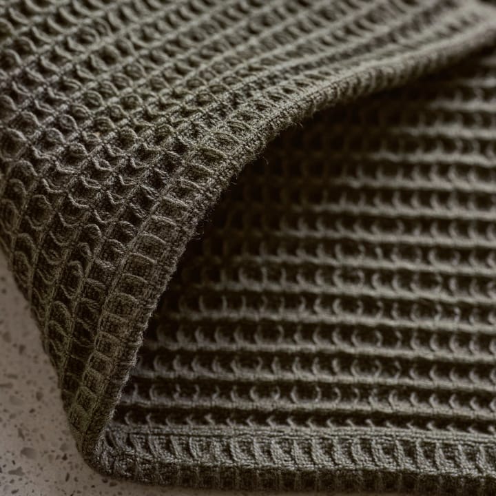 Torchons Pumila 30x30 cm, lot de 2, Vert militaire Meraki